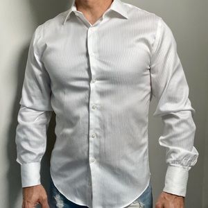 Vera Wang social long cufflink sleeve shirt